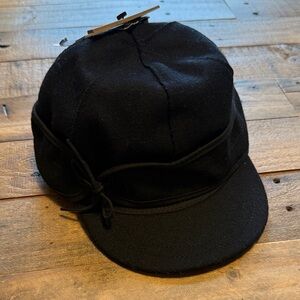 NWT Stormy Kromer Black Wool Cap
